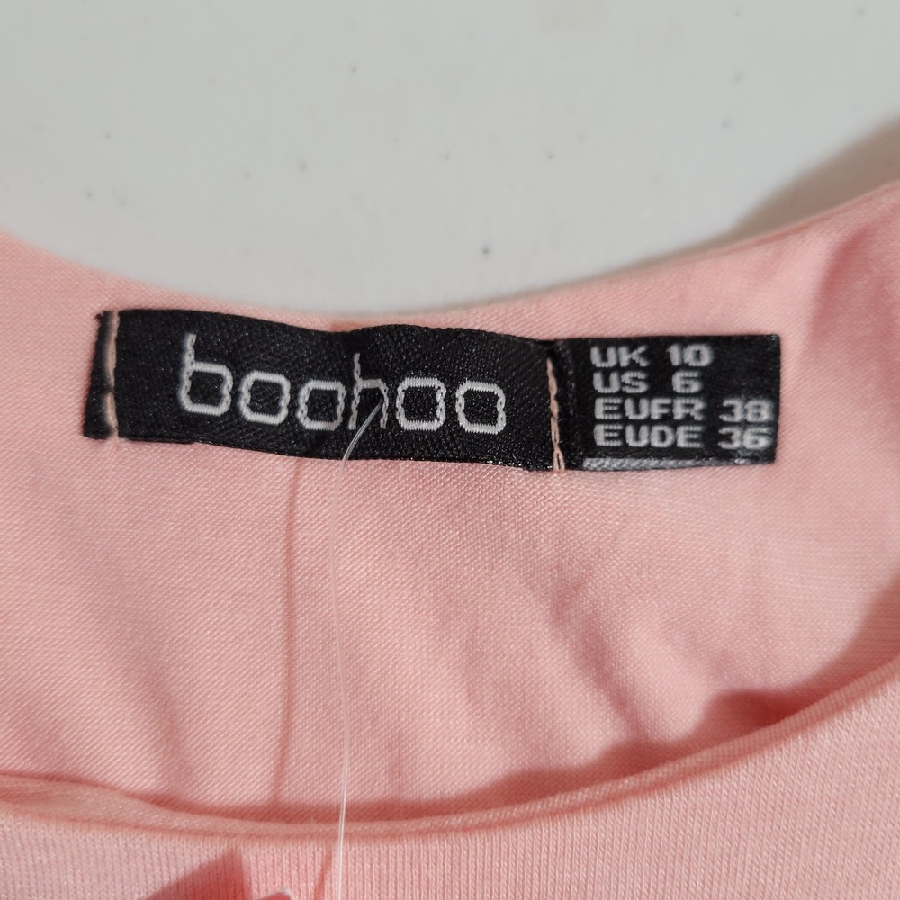 Boohoo Strappy Cami Playsuit New Womens Pink Size 6 US NWT Jumpsuit 0313‎ - Picture 9 of 12
